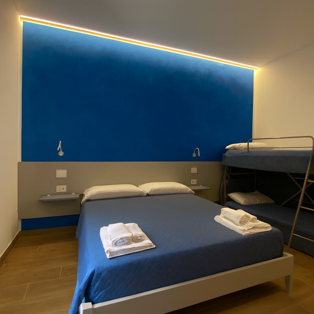 Camera family con letto a castello